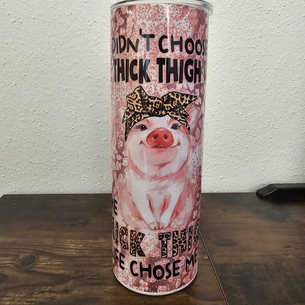 Thick thigh life tumbler